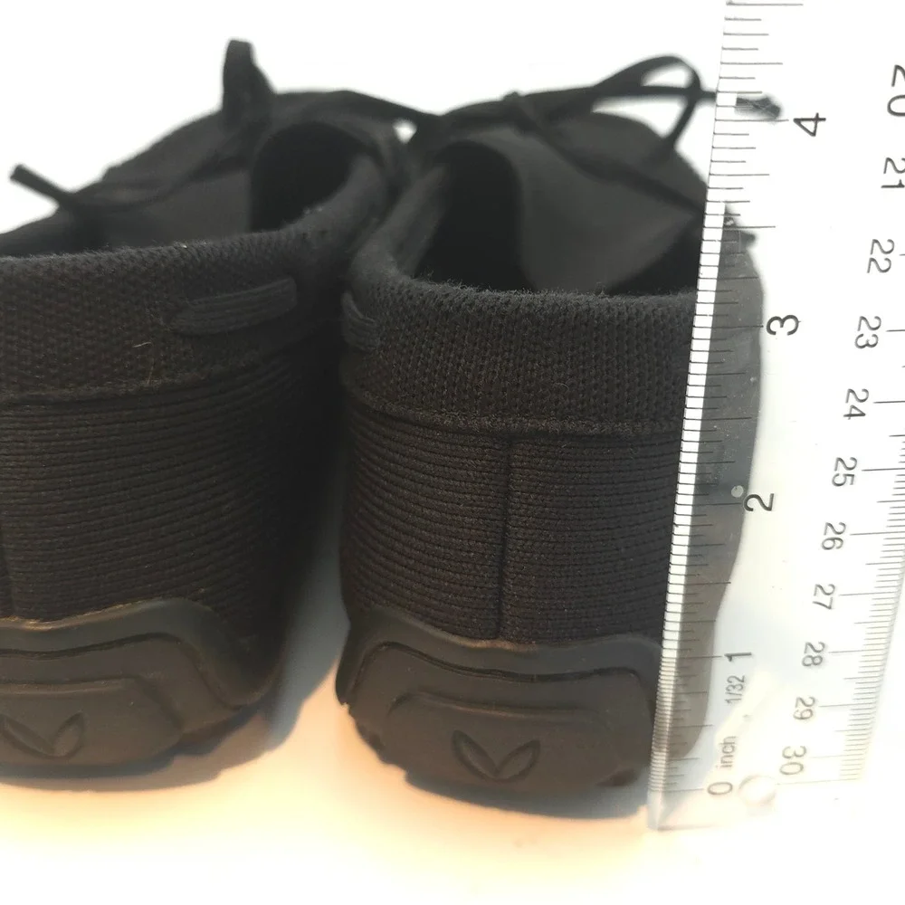 VIVAIA Black Knit Driving Moccasins Women's 10‎ Chunky Sole Comfort Flats Travel